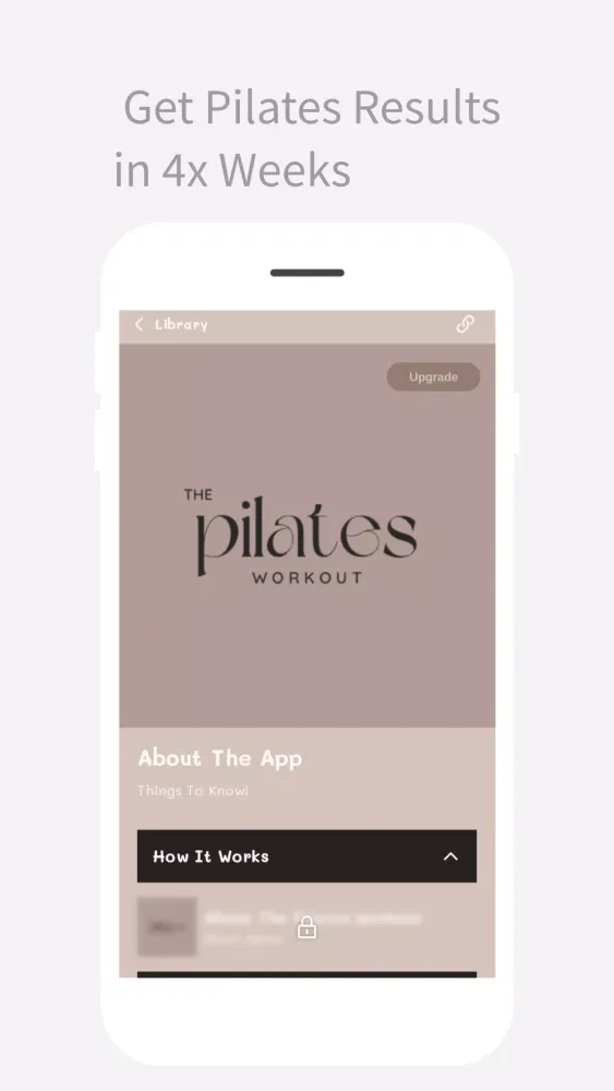 ภาพหน้าจอของ The Pilates Workout