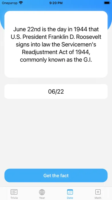 Numeric Facts! Screenshots
