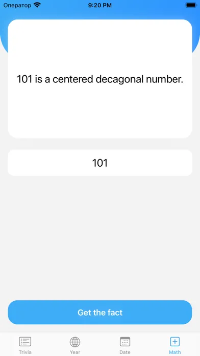 Numeric Facts! Screenshots