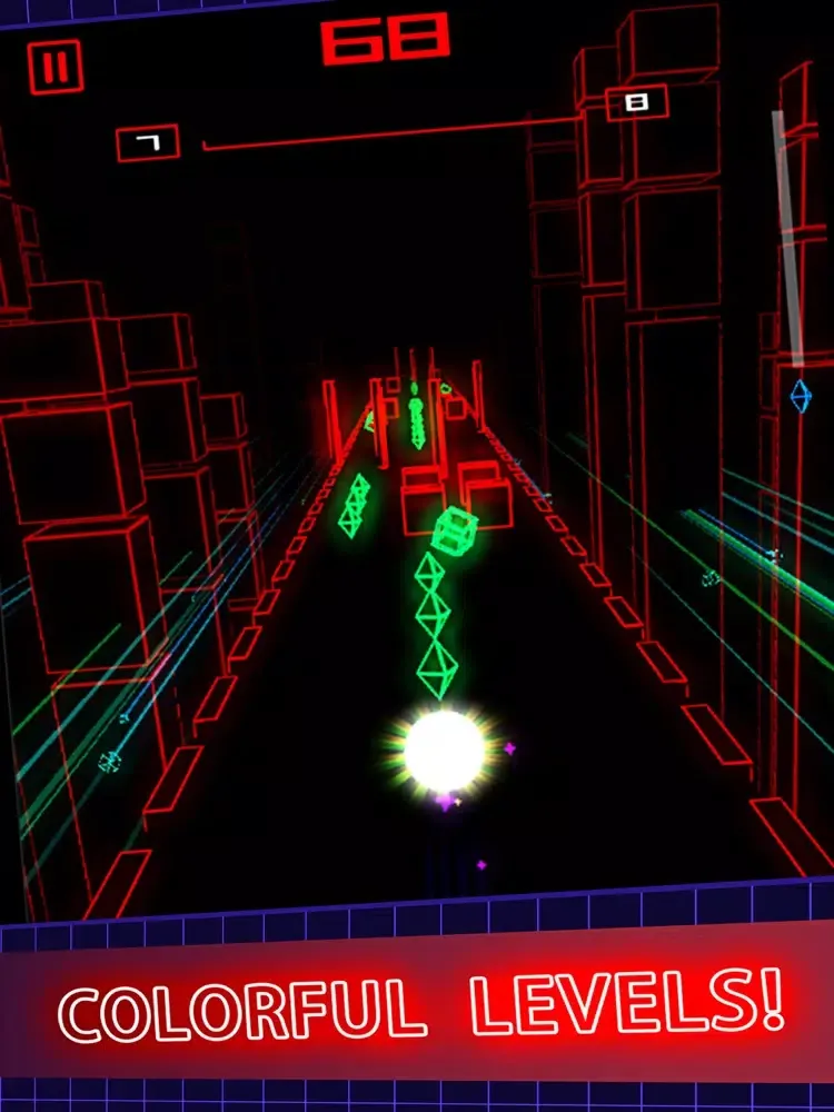 Neon Parkour iPad  Screenshots