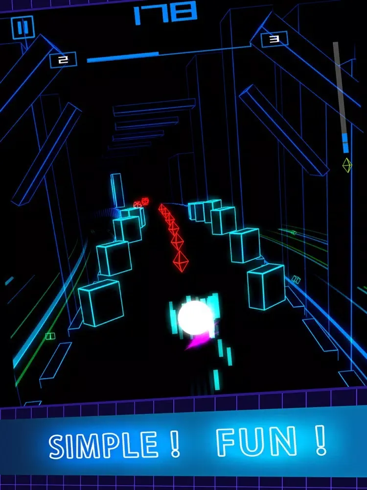 Neon Parkour iPad  Screenshots