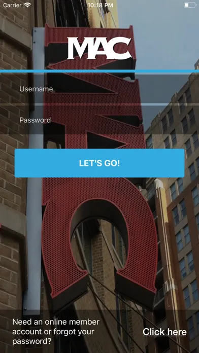 Capturas de tela do Maryland Athletic Club