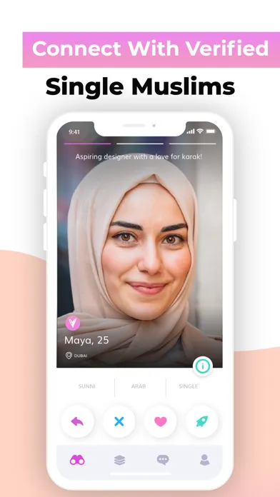 Tangkapan skrin Veil - Muslim Matchmaking