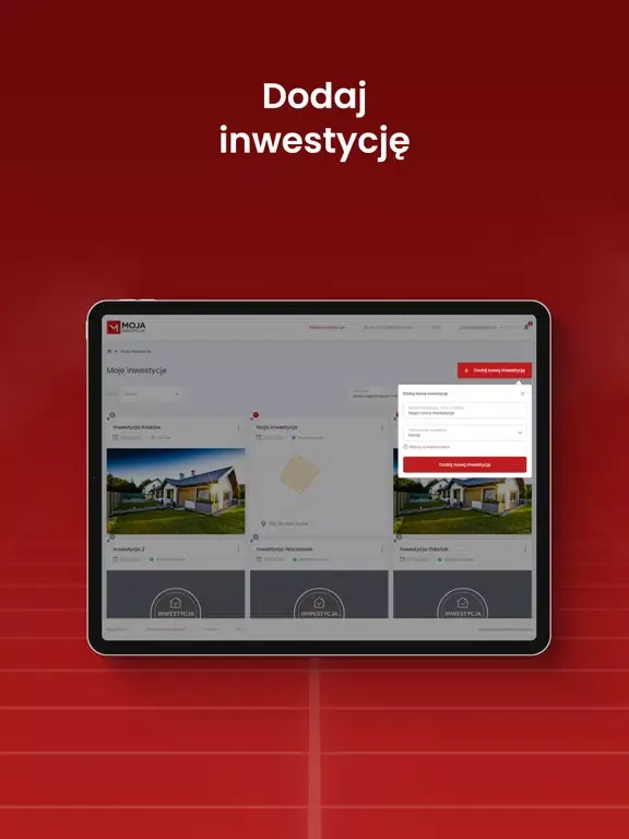 Moja Inwestycja - Projekt Domu iPad 应用截图