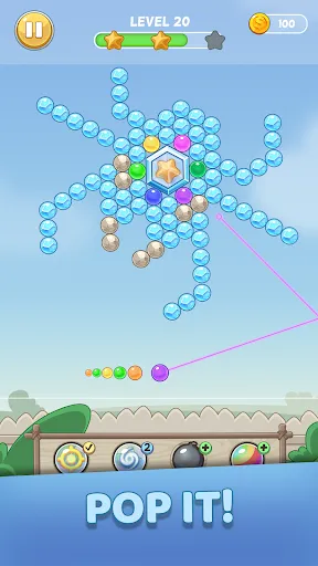 Bubble Planet: Spinning Puzzle Screenshots