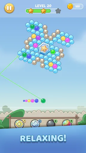 Bubble Planet: Spinning Puzzle Screenshots