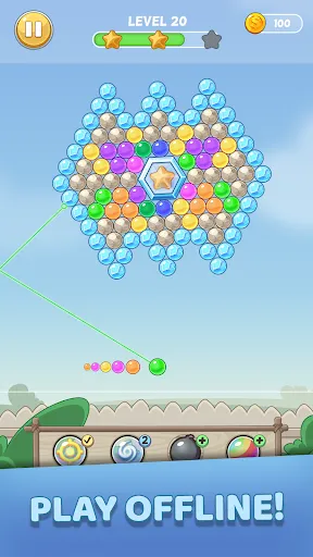 Bubble Planet: Spinning Puzzle Screenshots