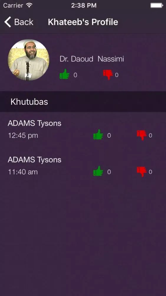 ADAMS Jum'a App 스크린샷