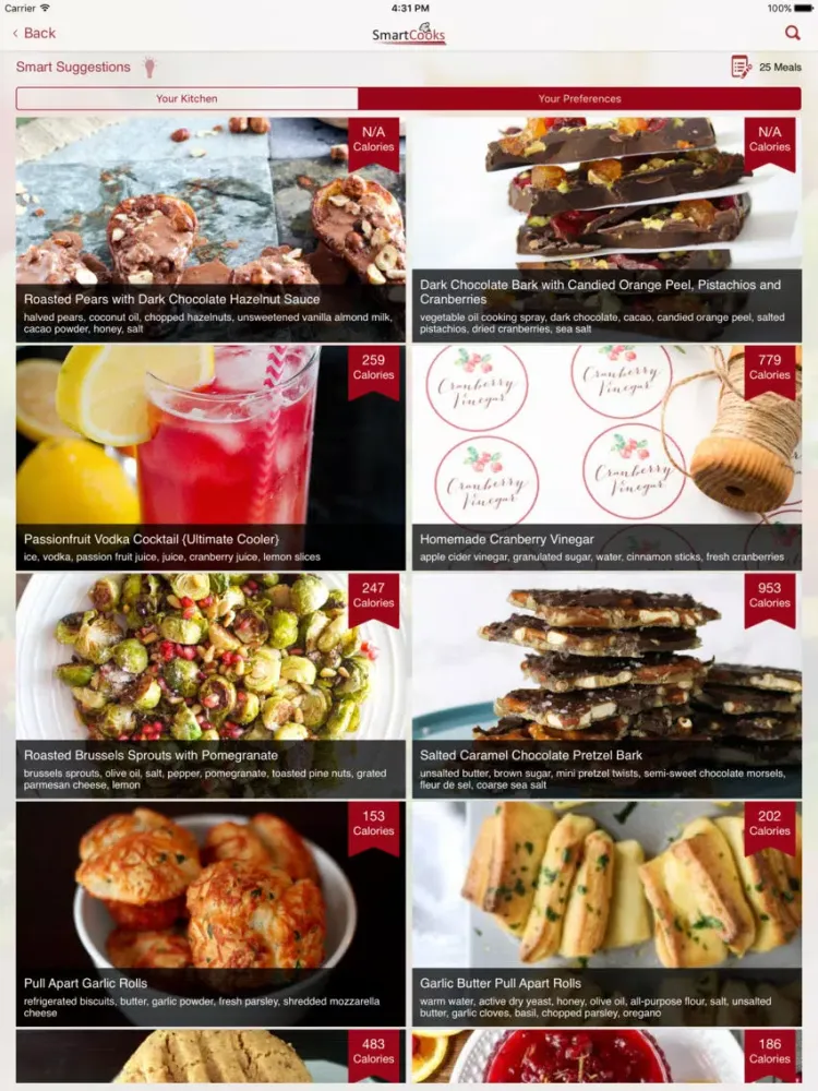 Ảnh chụp màn hình của Healthy Eating Starts at Home iPad 