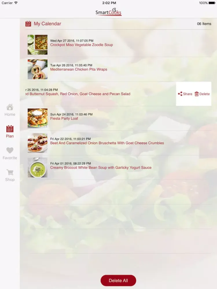 Ảnh chụp màn hình của Healthy Eating Starts at Home iPad 