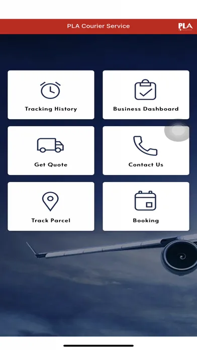 ภาพหน้าจอของ PLA Courier Service