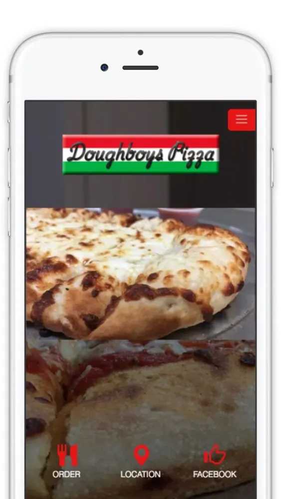 Tangkapan skrin dbPizza