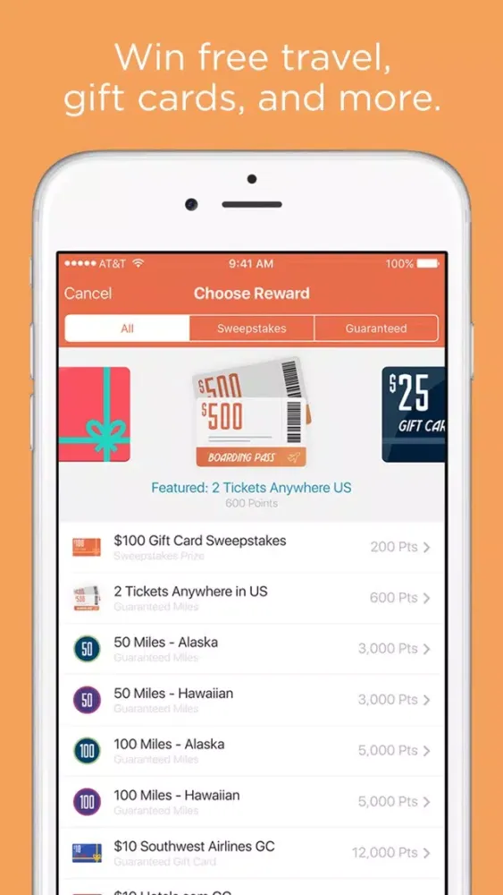 Frequent Flyer Rewards應用截圖
