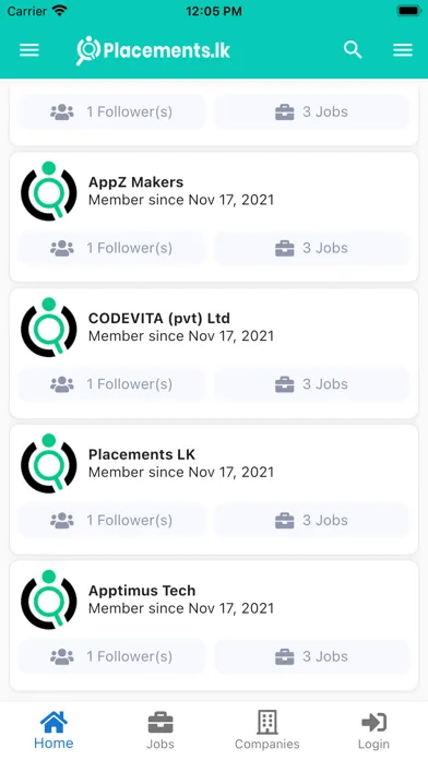 Placements LK Screenshots