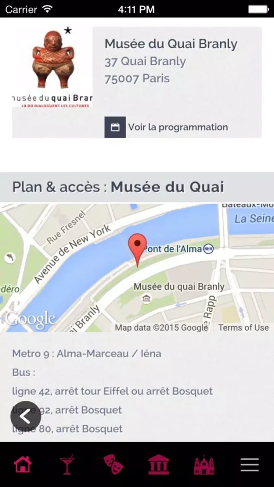 Captures d'écran de Placeminute : billet soirée, festival, concert, musée, théâtre ...
