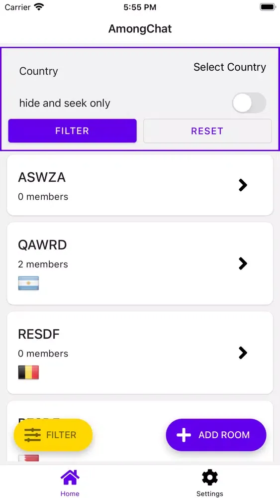 AmongChat - chat with crews应用截图
