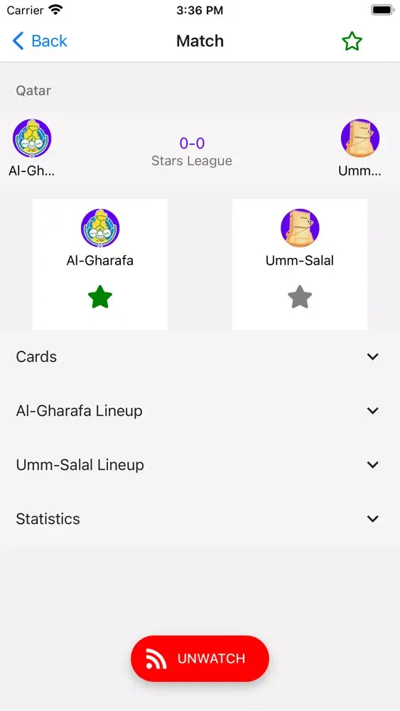koora live سکرین شاٹس