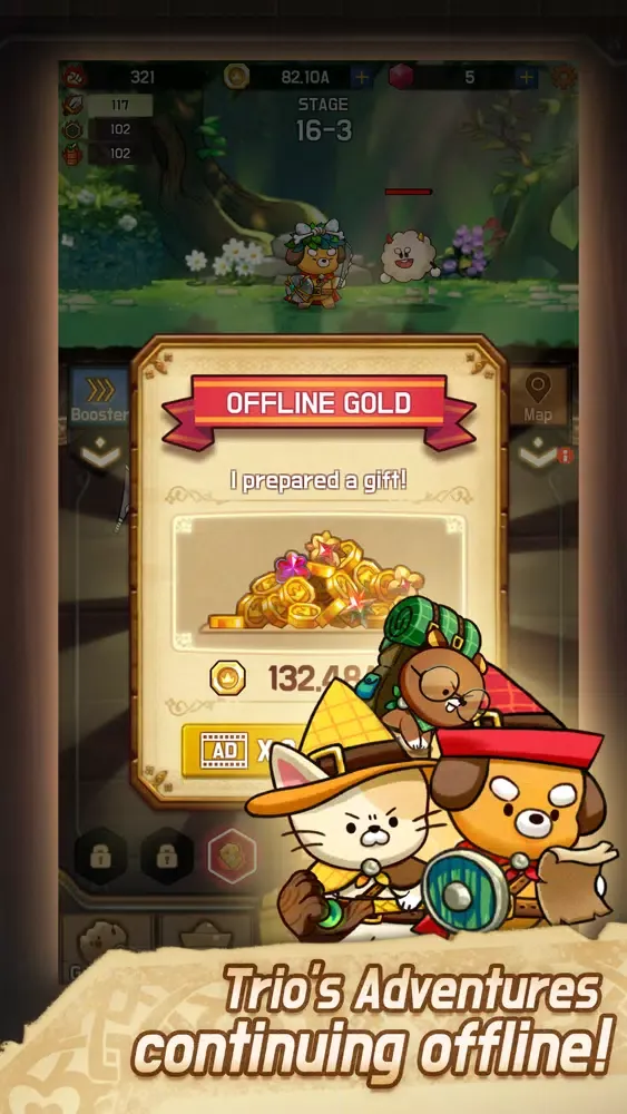 Capturas de tela do Merge Trio