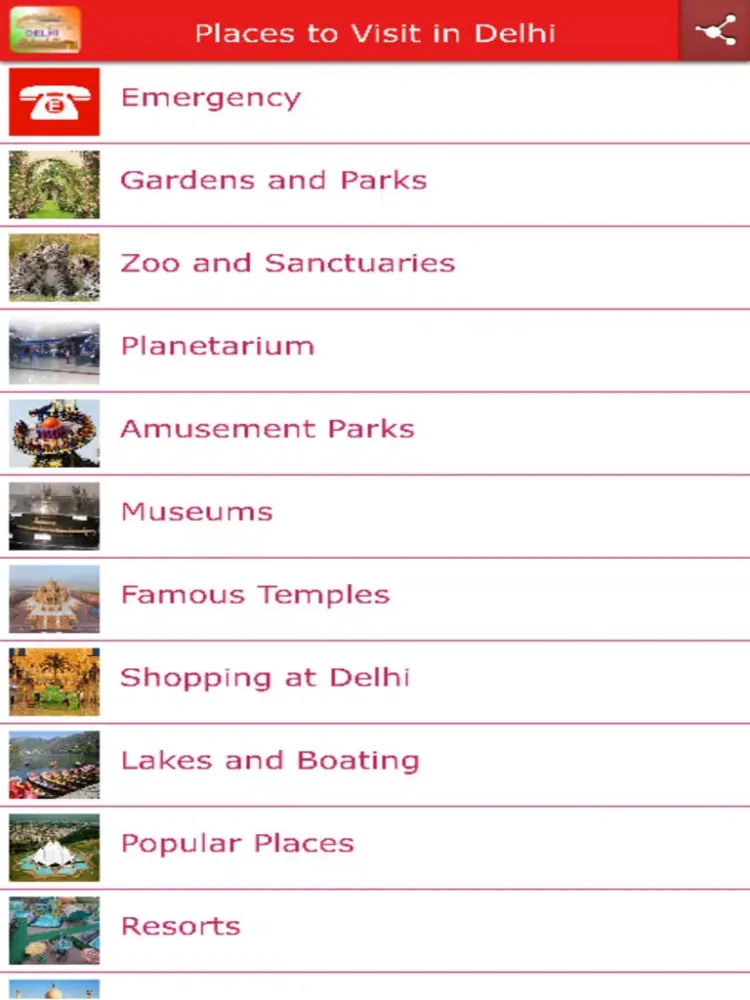 Places to Visit in Delhi iPad  سکرین شاٹس
