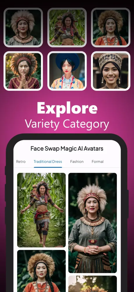 Revamp Face: AI face swap স্ক্রিনশট