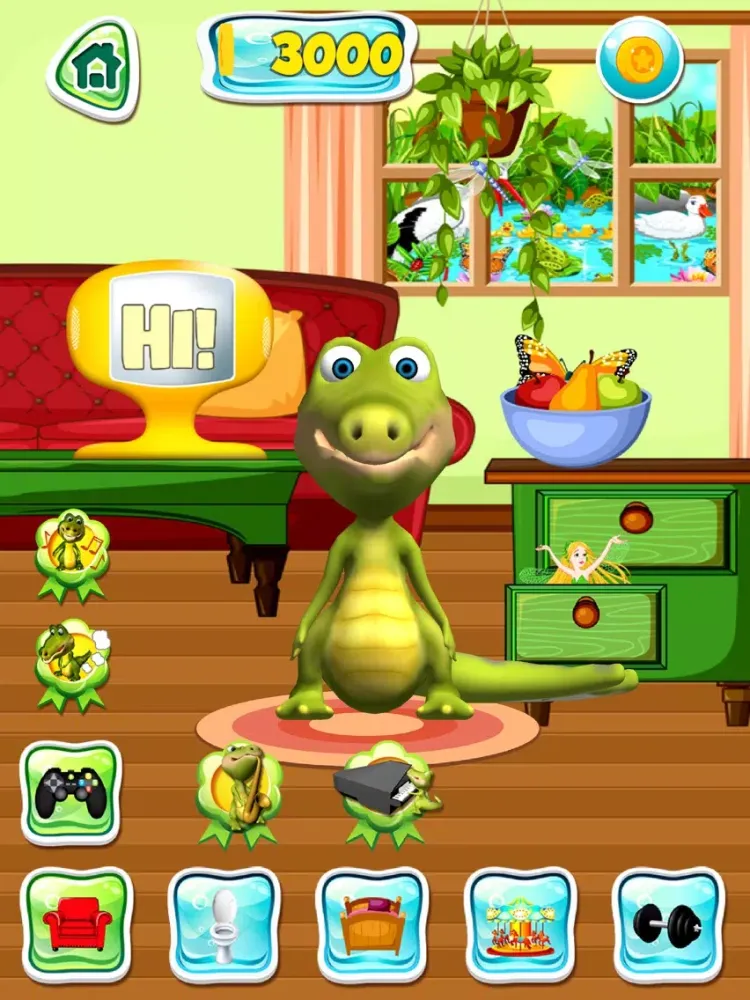 Talking Crocodile iPad  سکرین شاٹس