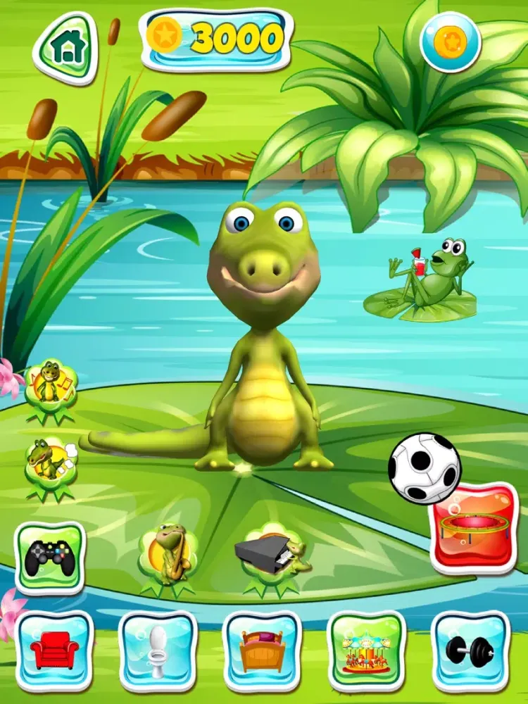 Talking Crocodile iPad  سکرین شاٹس