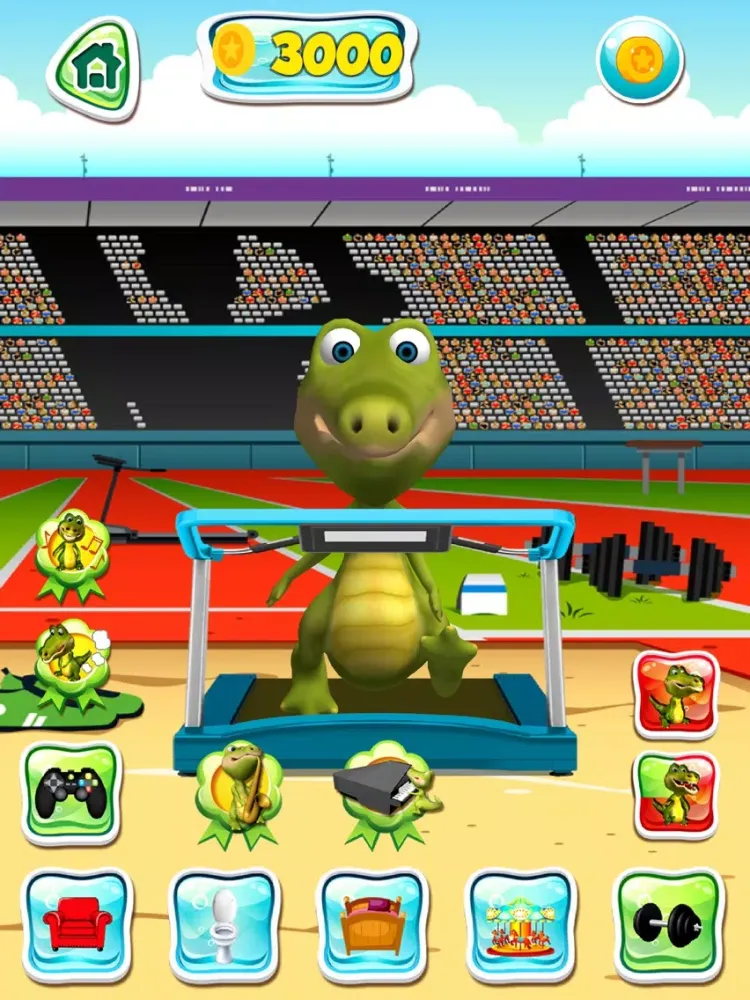 Talking Crocodile iPad  سکرین شاٹس