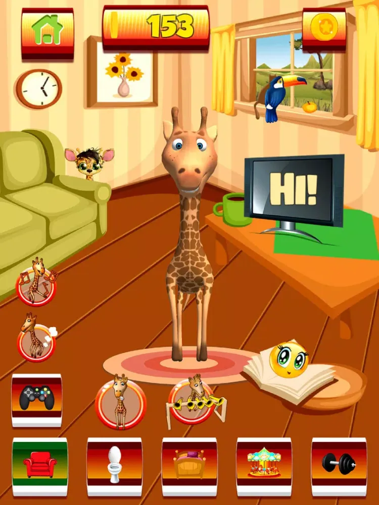 Capturas de pantalla de Talking Giraffe iPad 