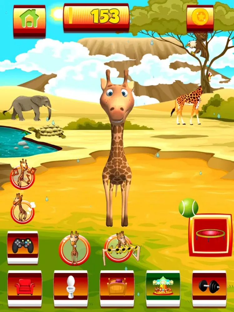 Capturas de pantalla de Talking Giraffe iPad 