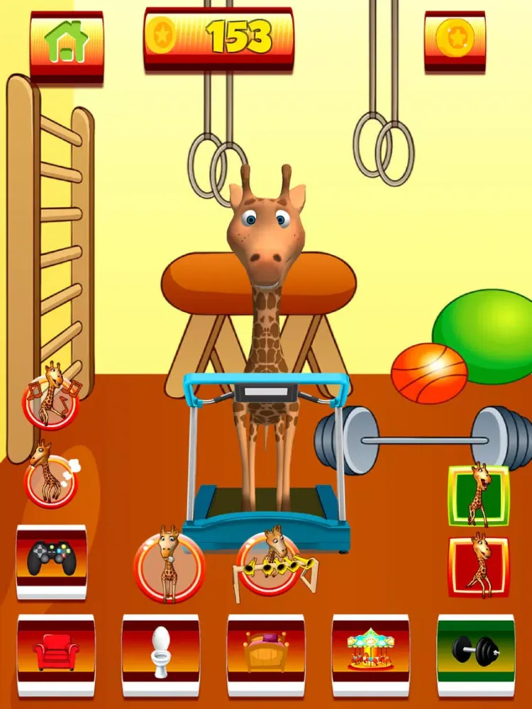 Capturas de pantalla de Talking Giraffe iPad 