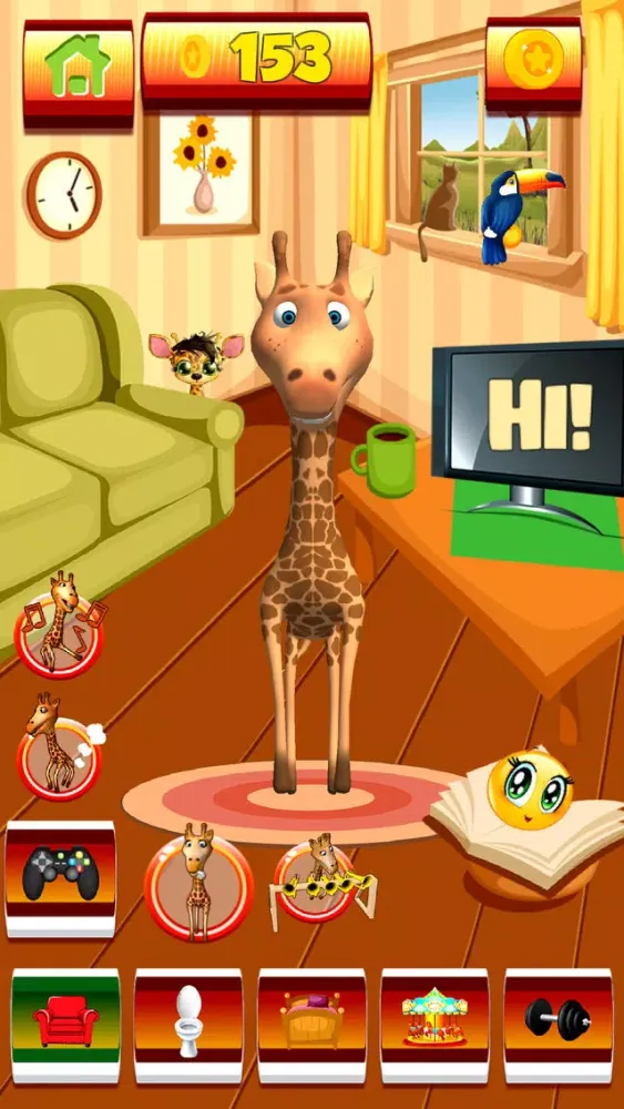Capturas de pantalla de Talking Giraffe