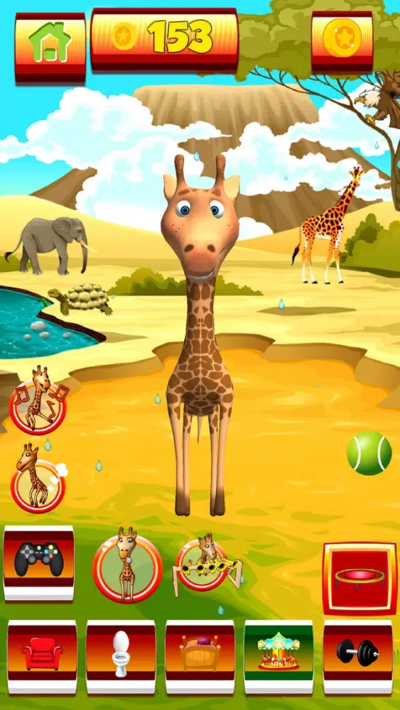 Capturas de pantalla de Talking Giraffe