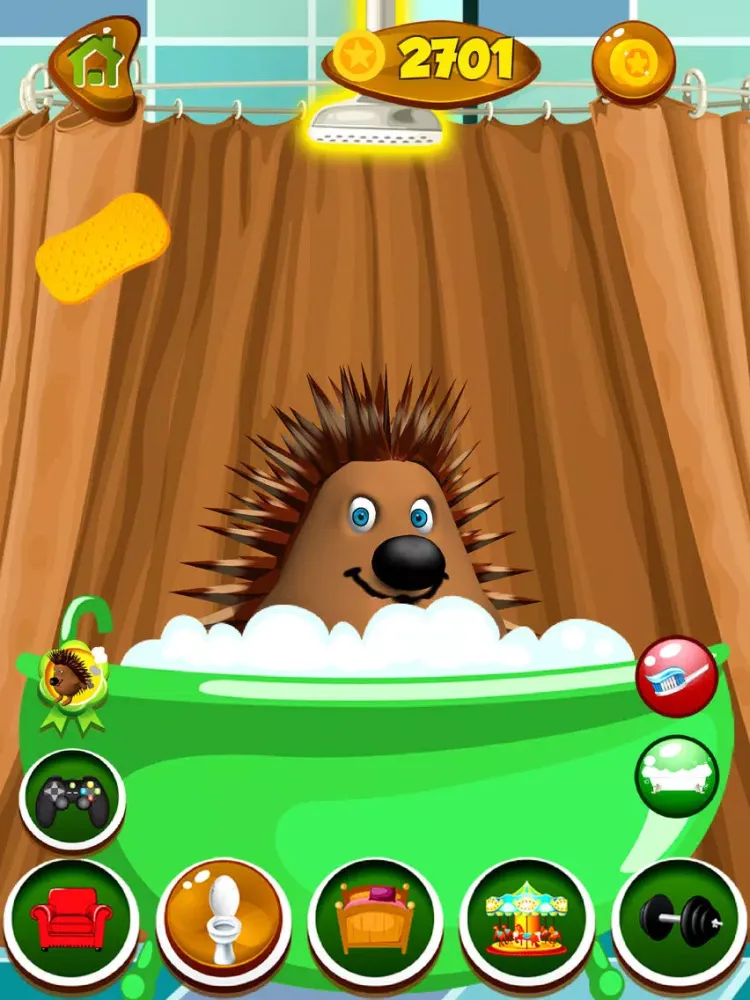 Capturas de tela do Talking Hedgehog iPad 