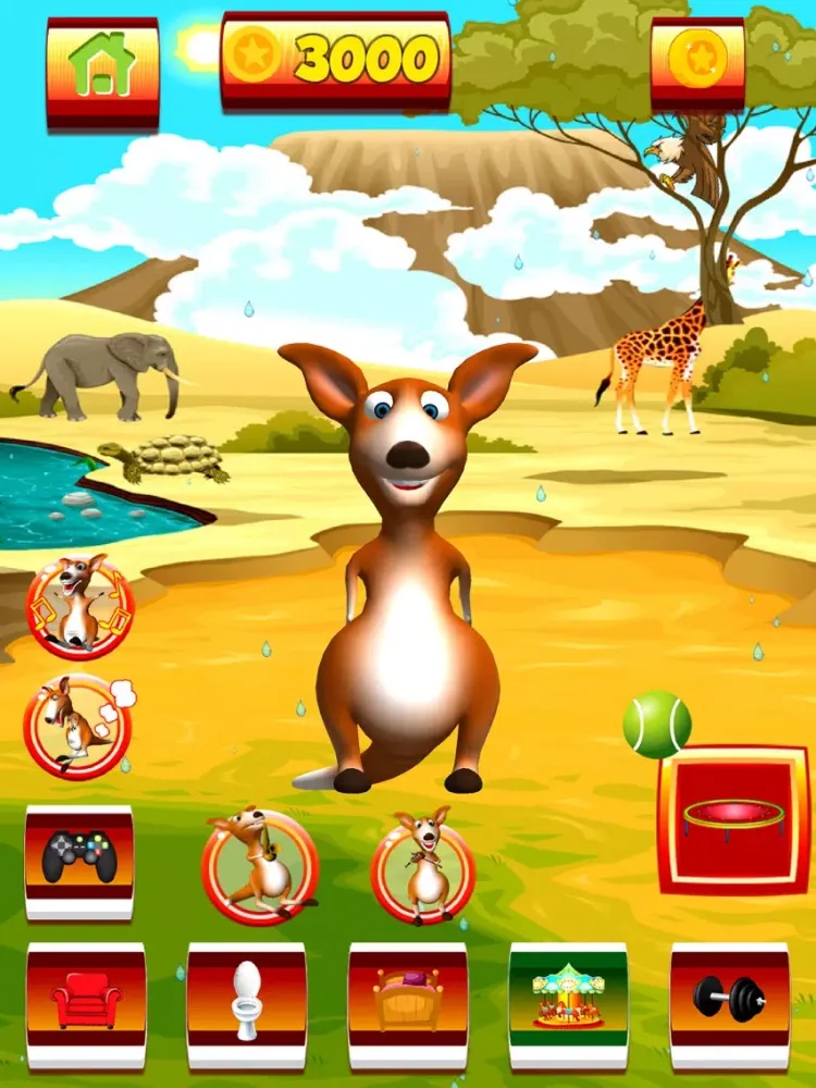 Talking Kangaroo iPad  Screenshots