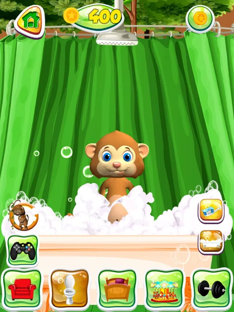 Скриншоты Talking Monkey Pet iPad 