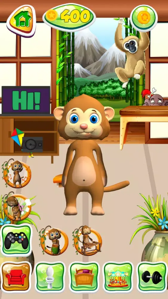 Скриншоты Talking Monkey Pet