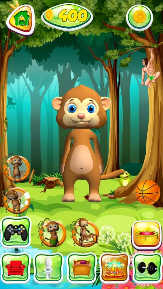 Скриншоты Talking Monkey Pet