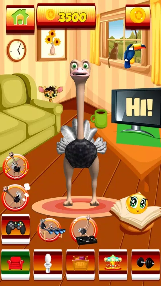 Talking Ostrich Ekran Görüntüleri