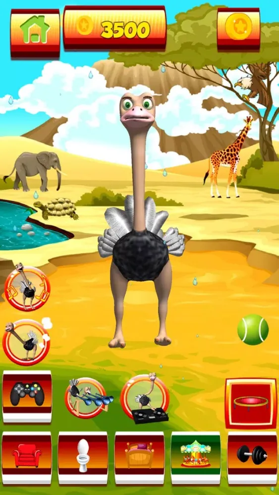 Talking Ostrich Ekran Görüntüleri