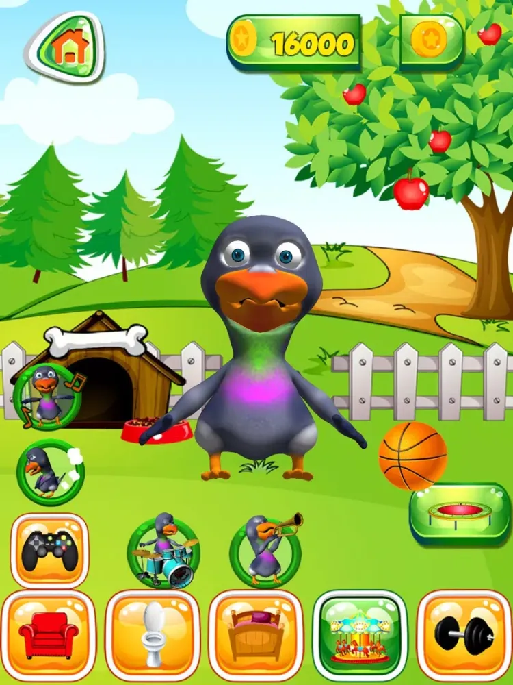 Ảnh chụp màn hình của Talking Pigeon iPad 