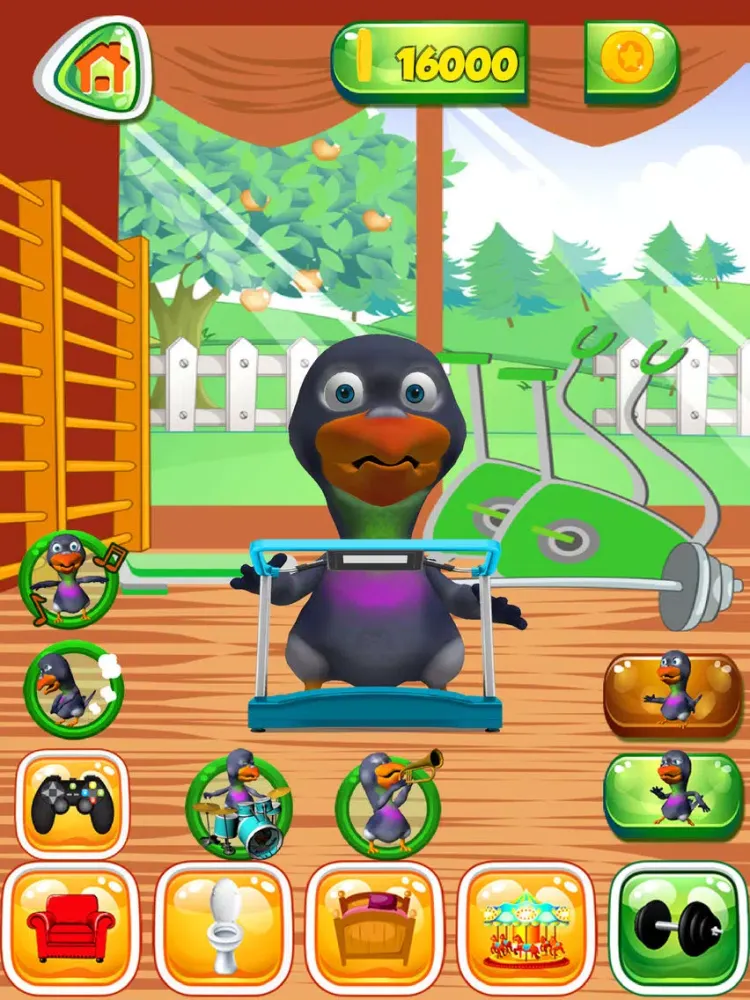 Ảnh chụp màn hình của Talking Pigeon iPad 