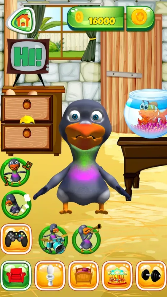 Ảnh chụp màn hình của Talking Pigeon