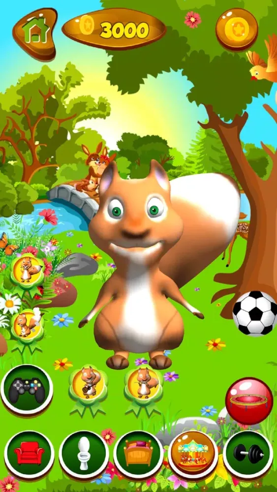 Ảnh chụp màn hình của Talking Squirrel