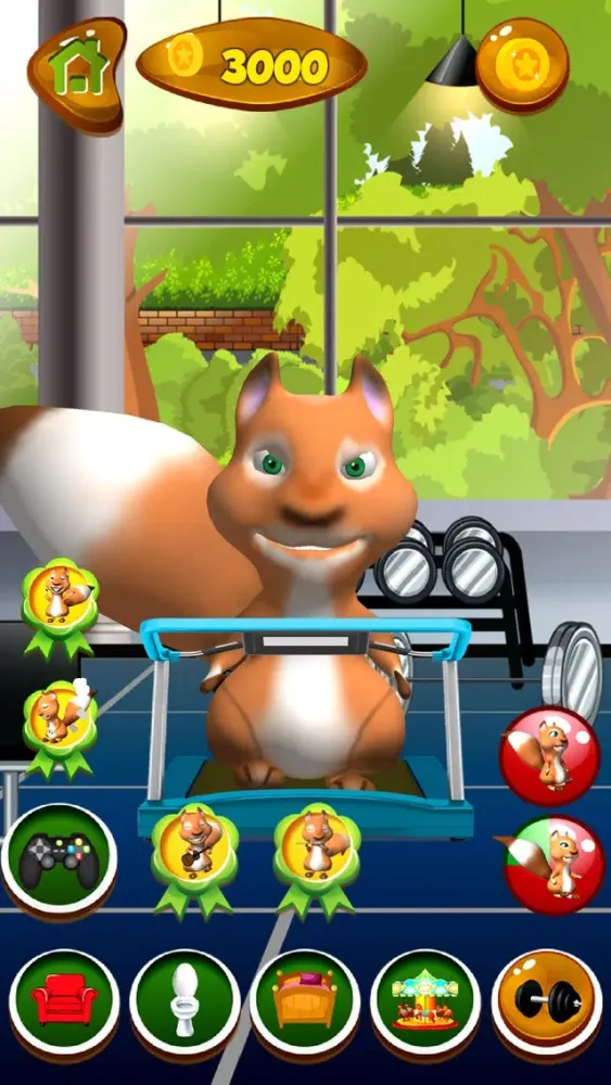 Ảnh chụp màn hình của Talking Squirrel