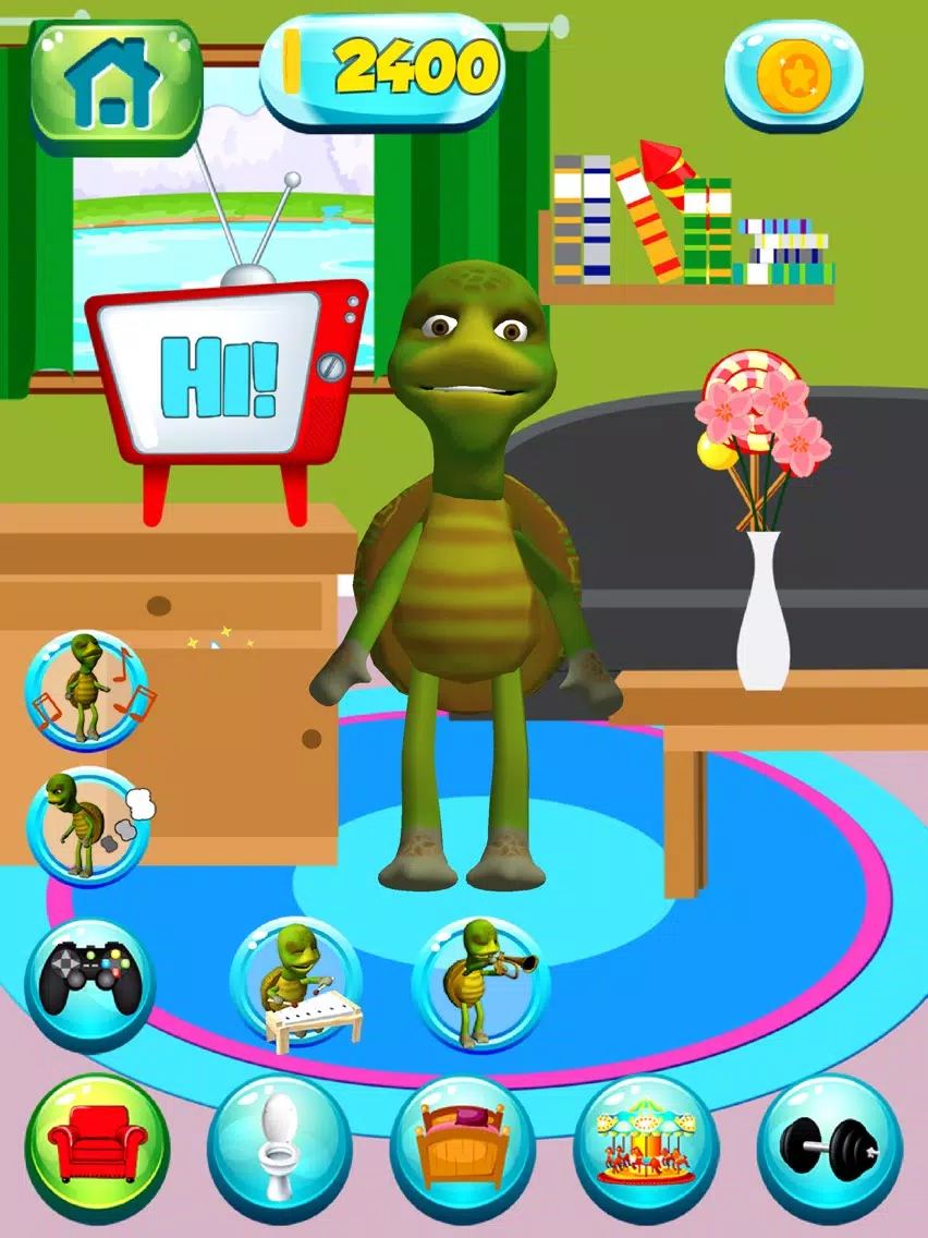 Talking Turtle Pet iPad  سکرین شاٹس