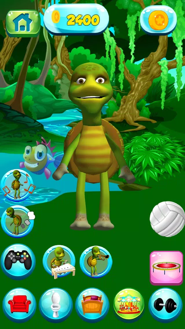 Talking Turtle Pet سکرین شاٹس