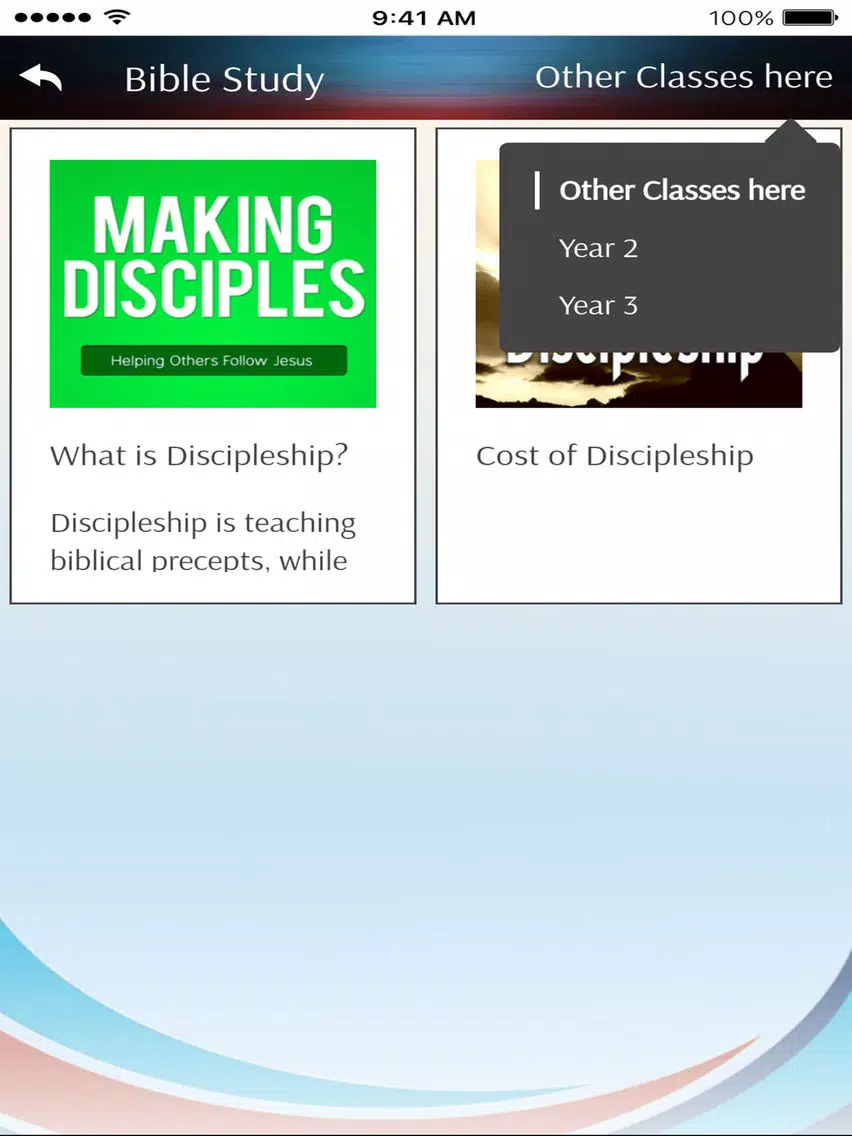 The Voice of God Int'l Min. iPad  Screenshots