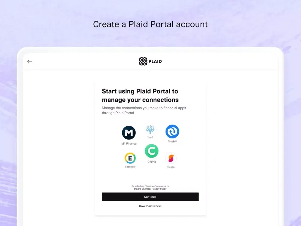 Capturas de pantalla de Plaid Portal iPad 