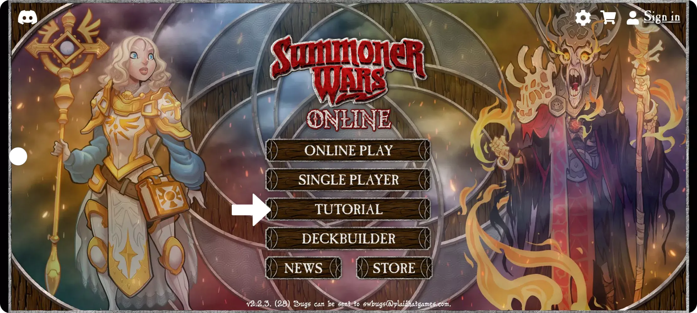 Ảnh chụp màn hình của Summoner Wars Online