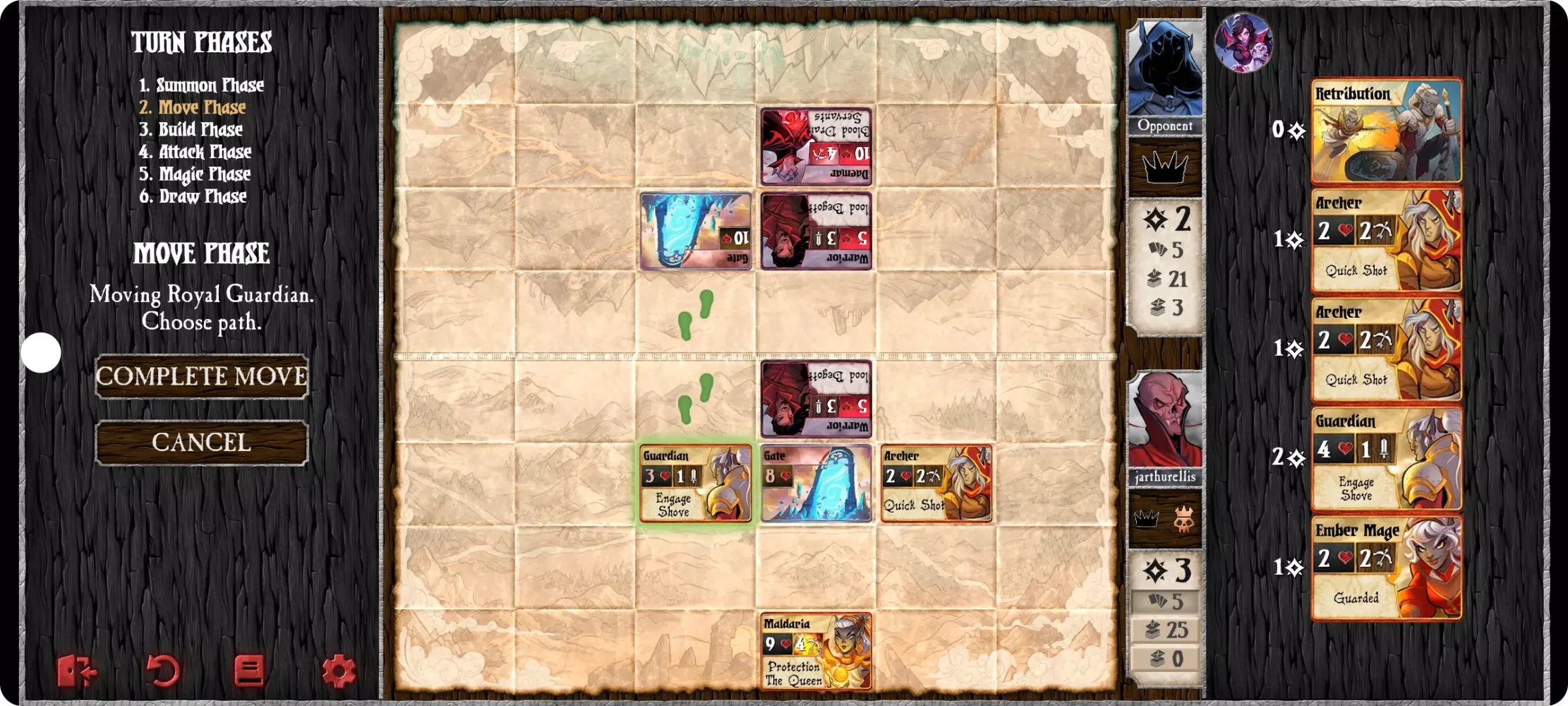 Ảnh chụp màn hình của Summoner Wars Online